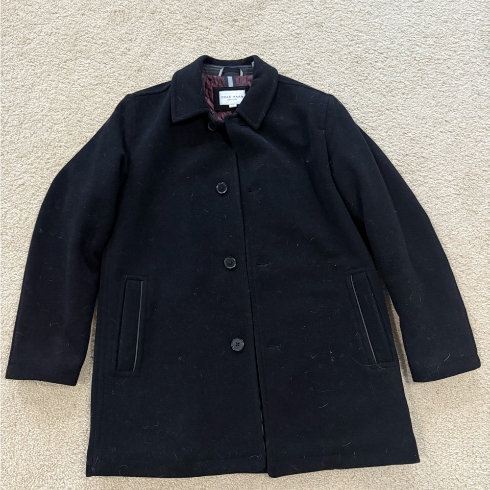 Cole Haan Men’s Black Dress Coat